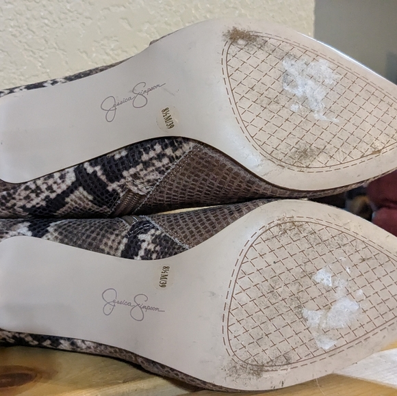 Jessica Simpson python booties - Picture 6 of 6